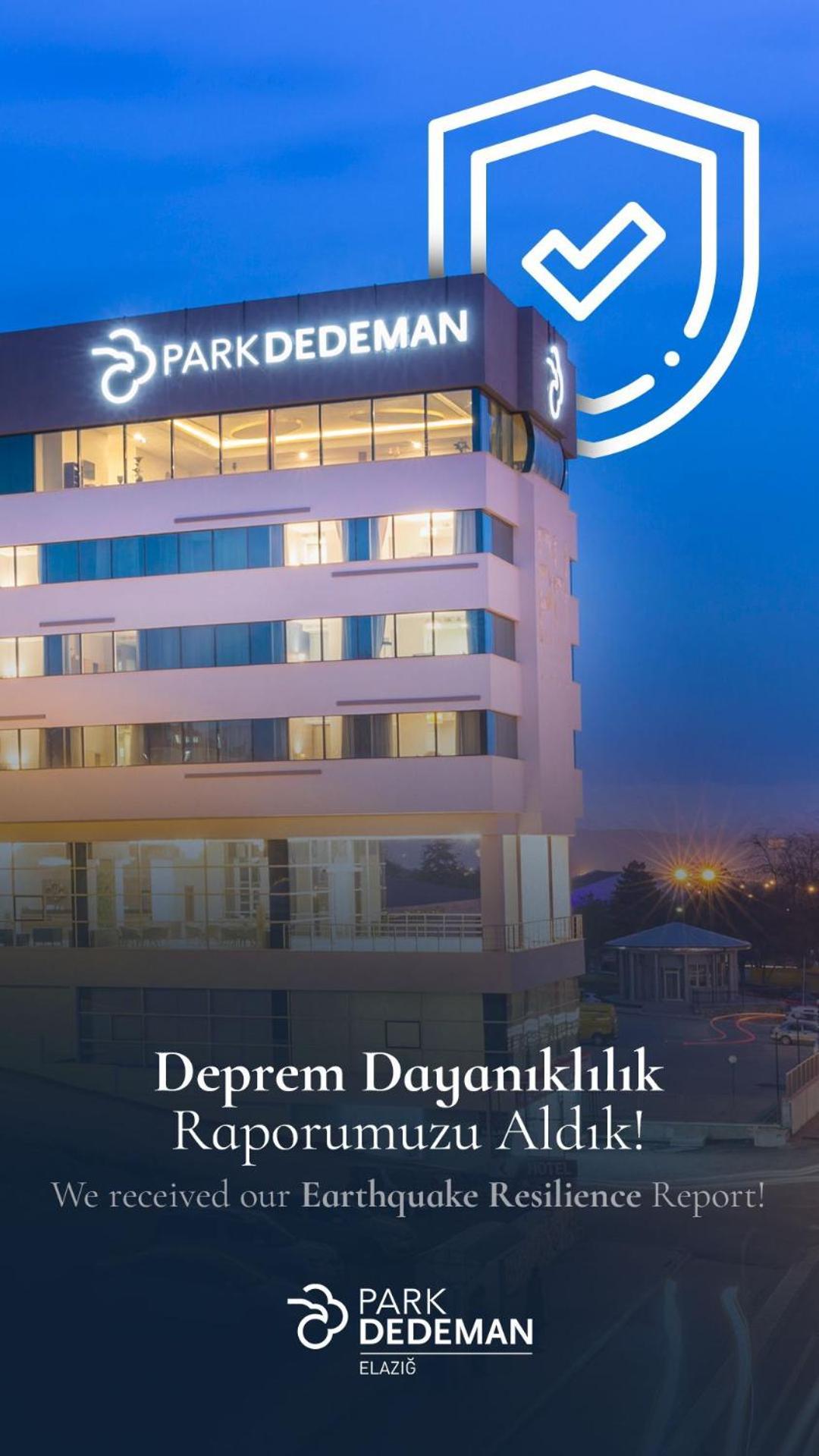 Hotel Park Dedeman Elazig Exterior foto